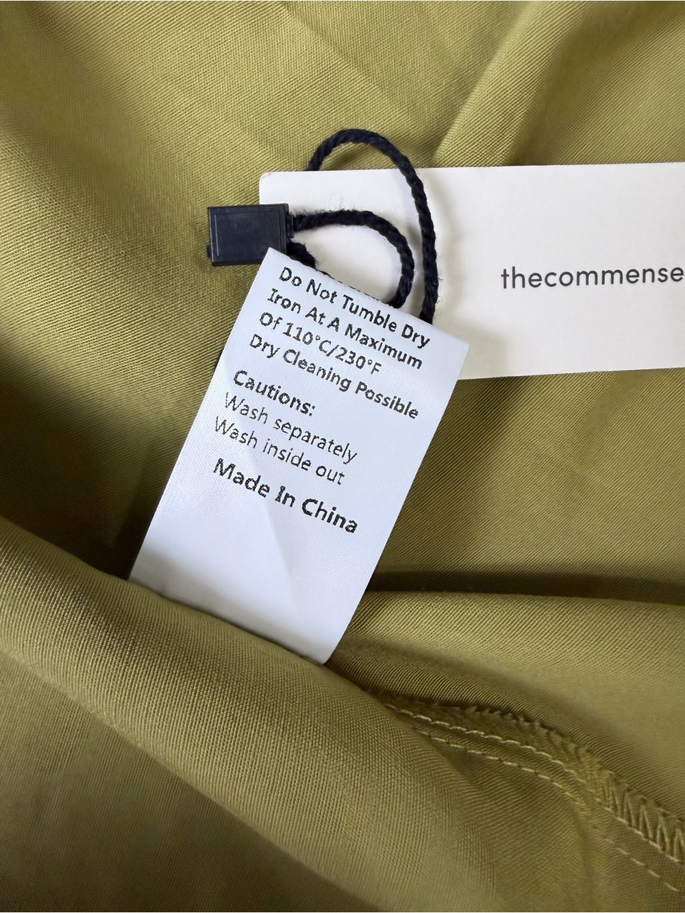 Commense Chartreuse Green Twist Front Halter Maxi Dress Small NWT Front Slit - Picture 11 of 11